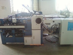 處理二手08年紫宏折頁機(jī)-丹陽印刷物資